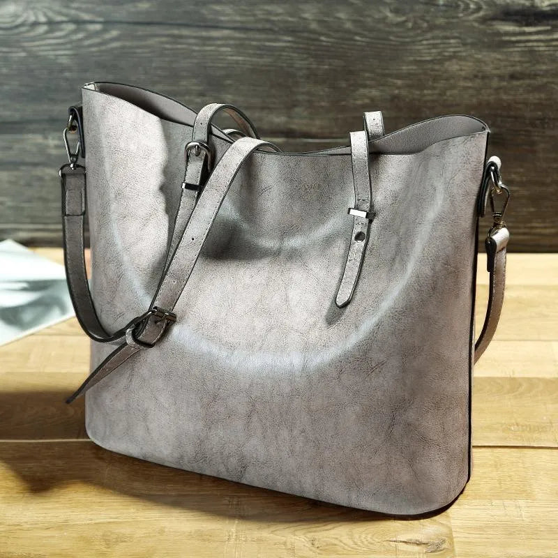 Nicole® | Bolso de mano de piel vintage