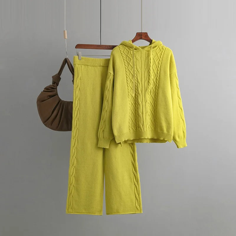 Firenze™ - Conjunto de chándal de punto extragrande y cómodo