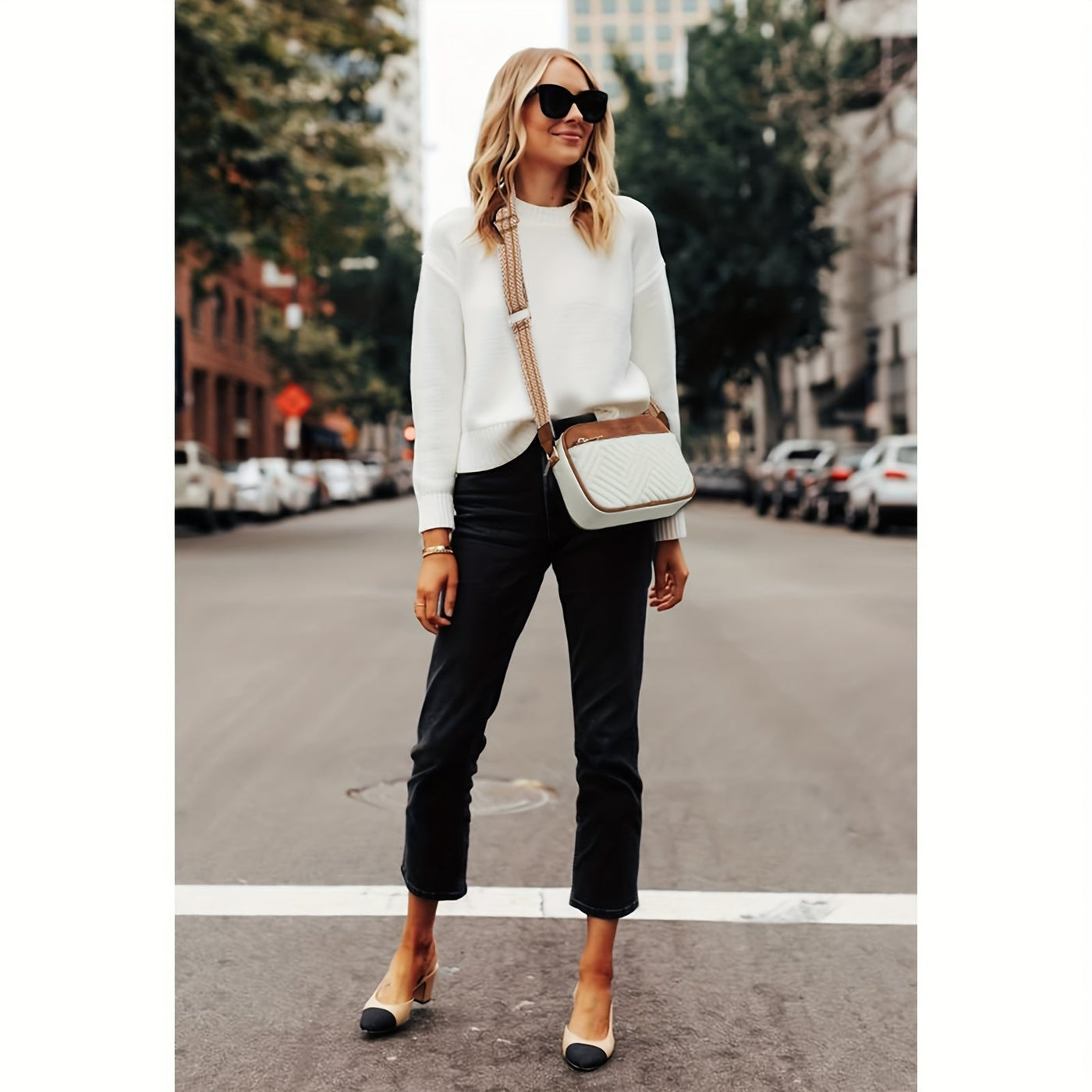 AVERY® | bolsa de hombro de cuero