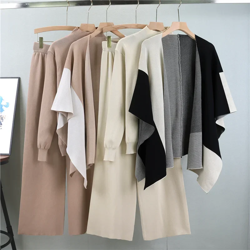 Nora – Elegante conjunto de punto de 3 piezas