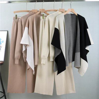 Nora – Elegante conjunto de punto de 3 piezas