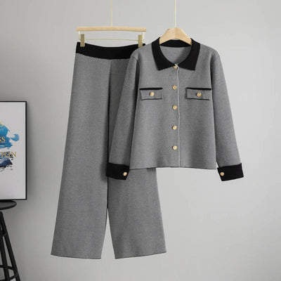 Agatha – Conjunto de dos piezas con estampado a cuadros