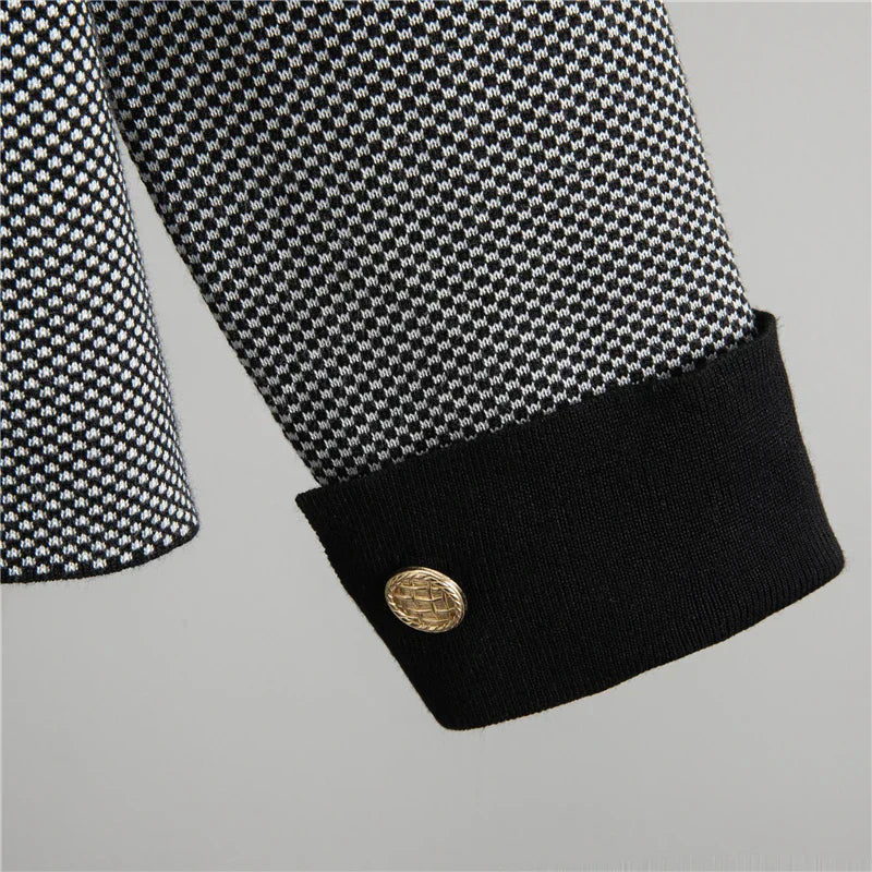 Agatha – Conjunto de dos piezas con estampado a cuadros