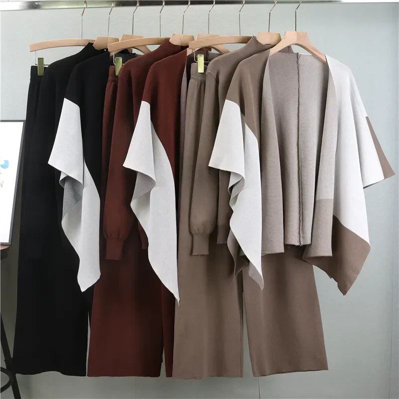 Nora – Elegante conjunto de punto de 3 piezas