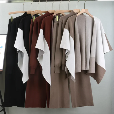 Nora – Elegante conjunto de punto de 3 piezas