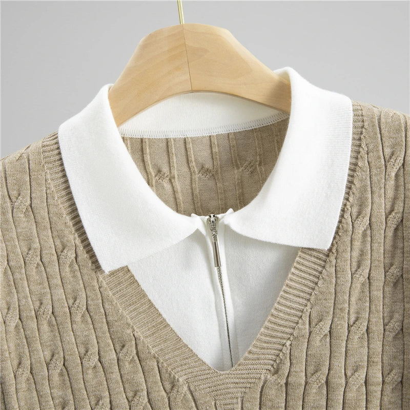 Monika – Kuschelige Strick-Zweiteiler