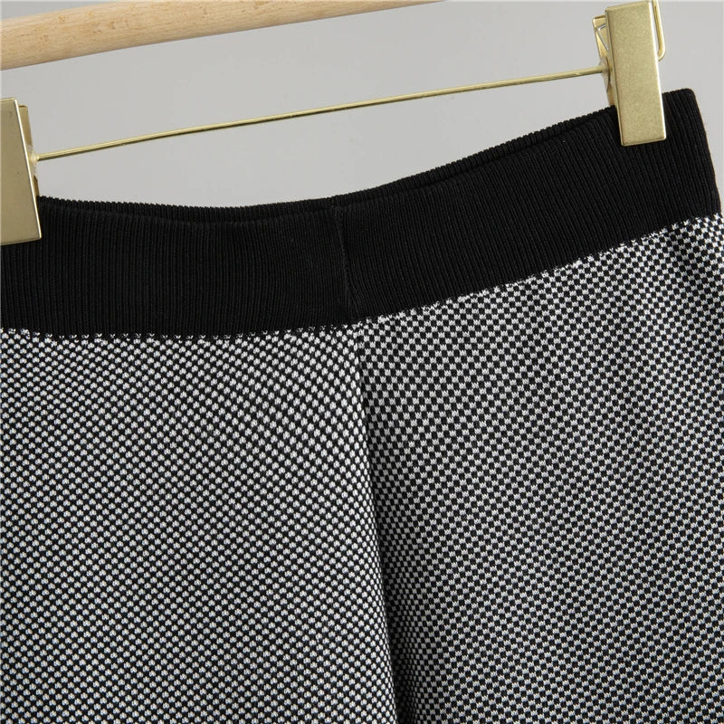 Agatha – Conjunto de dos piezas con estampado a cuadros