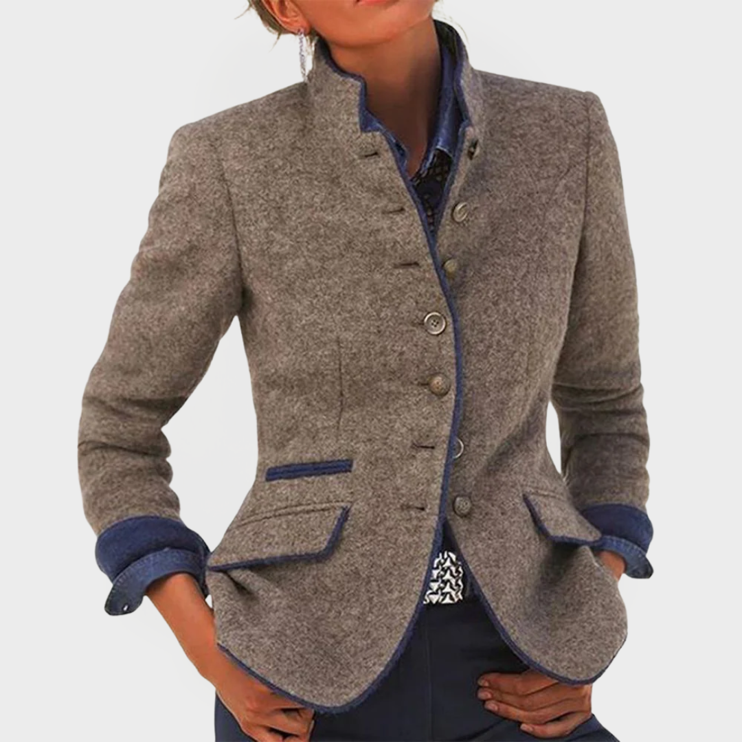 PATRIZIA | CHAQUETA EN MATERIALES ARTESANALES