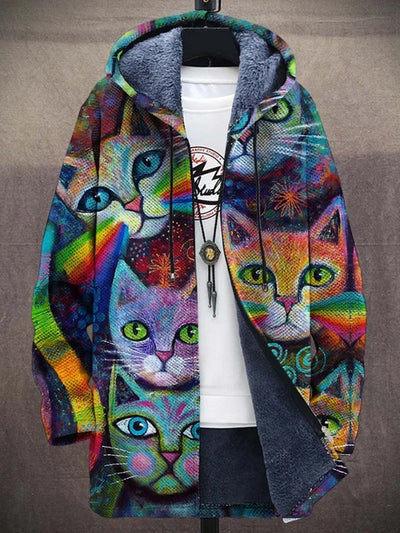 Anna - Chaqueta con estampado de gato