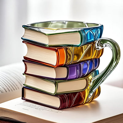 Taza con libro | Taza con libro pintado