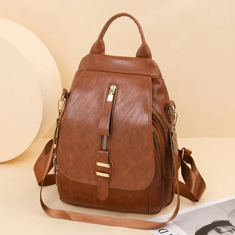 Sally | Mochila de piel vintage